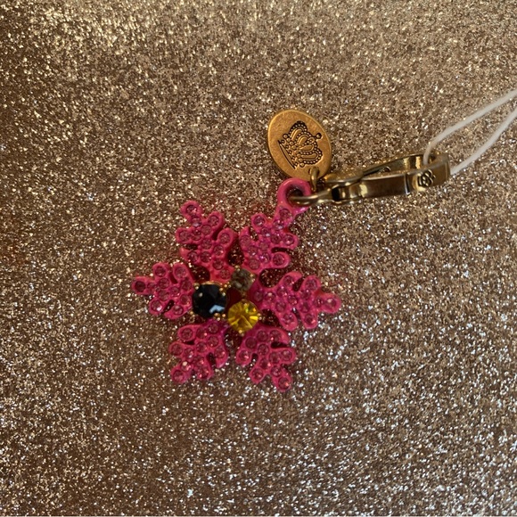 Juicy Couture Pink Snowflake Charm RARE - Picture 4 of 5